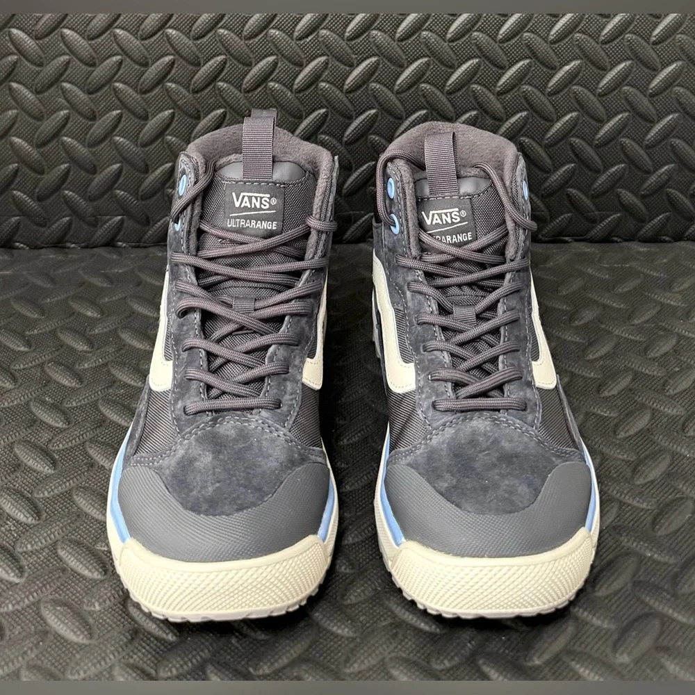 Vans UltraRange EXO Hi MTE-1 Asphalt Grey Blue Boots Mens Size 5 Womens Size 6.5